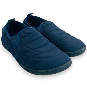 Nuhaus Men's Loafer Slippers Ski with Comfort Memory Foam Slip On 9 Navy Blue